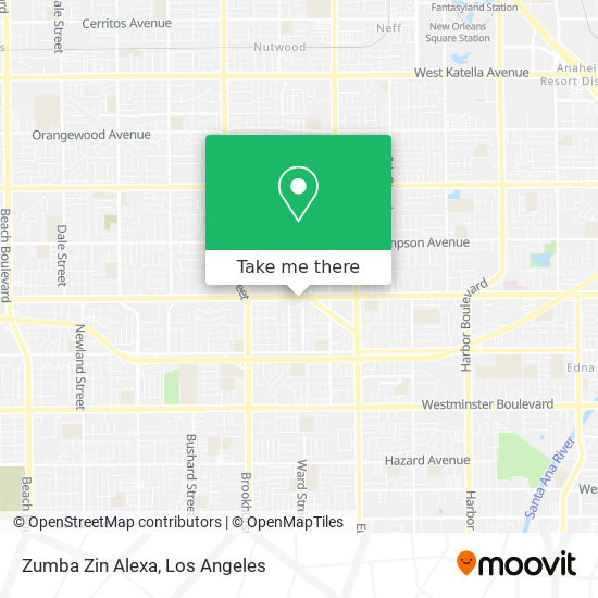 Mapa de Zumba Zin Alexa