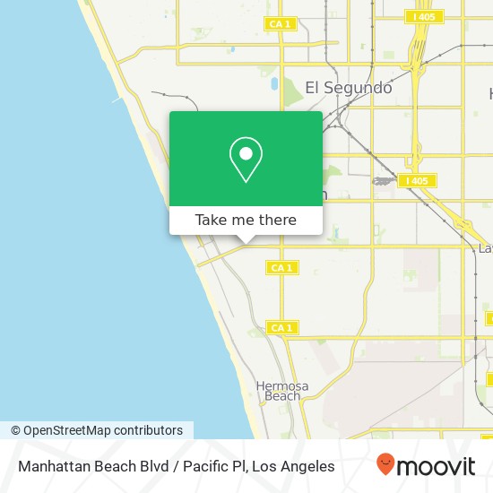 Manhattan Beach Blvd / Pacific Pl map
