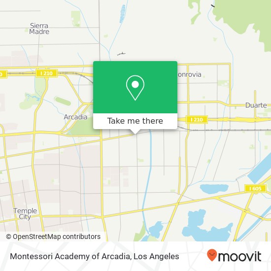 Mapa de Montessori Academy of Arcadia