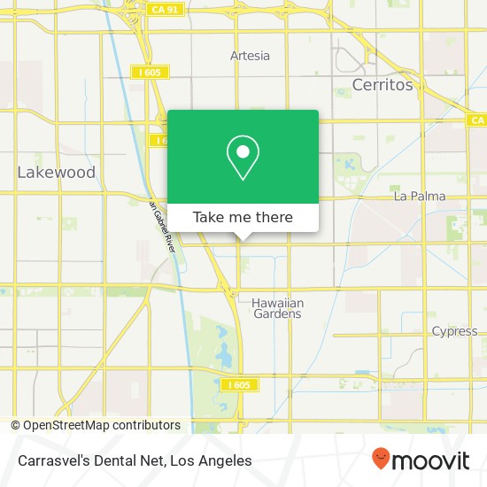 Carrasvel's Dental Net map