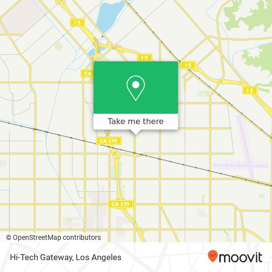 Hi-Tech Gateway map