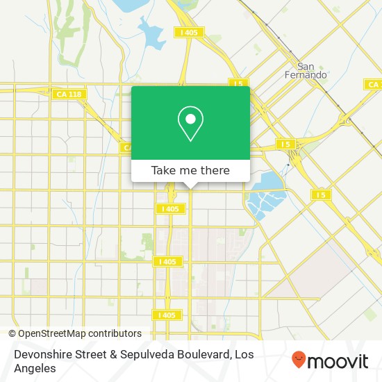 Mapa de Devonshire Street & Sepulveda Boulevard