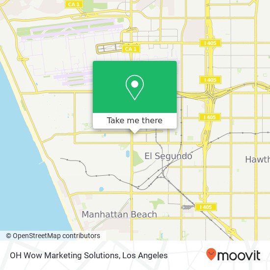 OH Wow Marketing Solutions map