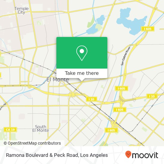 Mapa de Ramona Boulevard & Peck Road