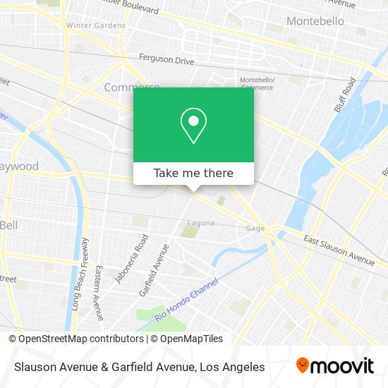 Mapa de Slauson Avenue & Garfield Avenue