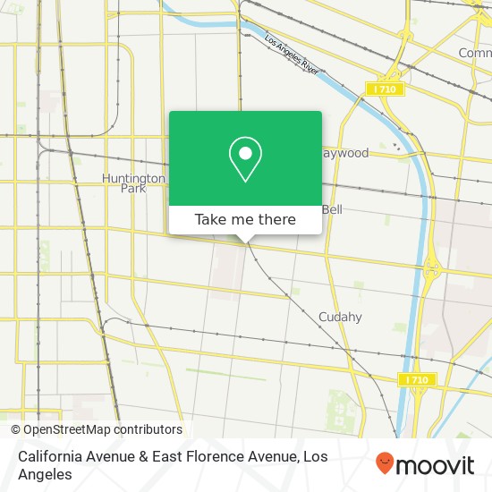 Mapa de California Avenue & East Florence Avenue
