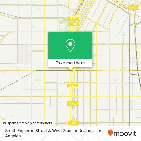 South Figueroa Street & West Slauson Avenue map