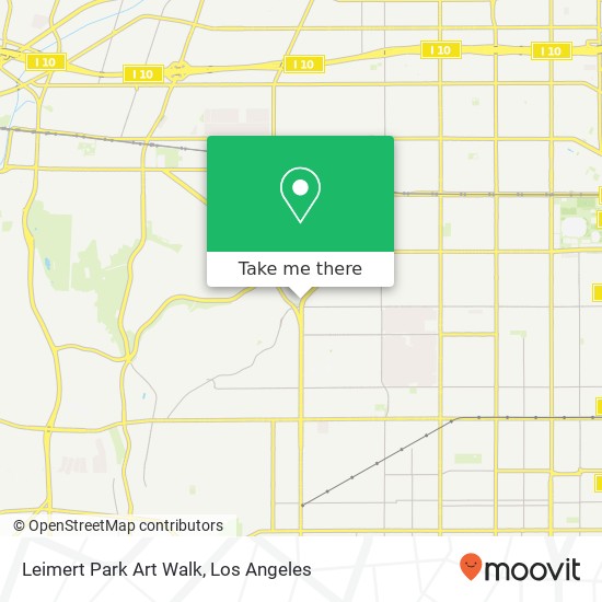 Leimert Park Art Walk map