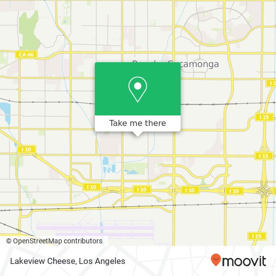 Mapa de Lakeview Cheese