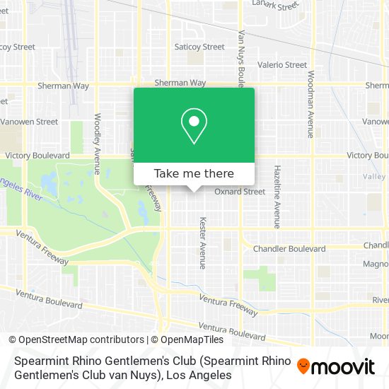 Mapa de Spearmint Rhino Gentlemen's Club (Spearmint Rhino Gentlemen's Club van Nuys)