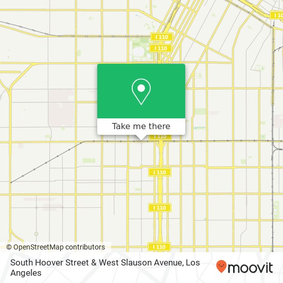 Mapa de South Hoover Street & West Slauson Avenue