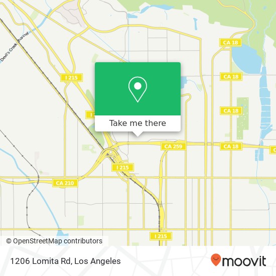 1206 Lomita Rd map