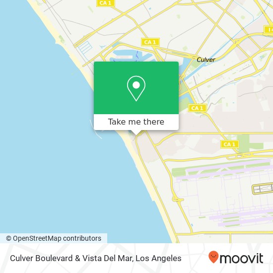 Mapa de Culver Boulevard & Vista Del Mar