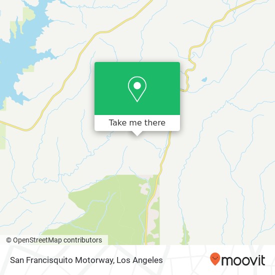 Mapa de San Francisquito Motorway