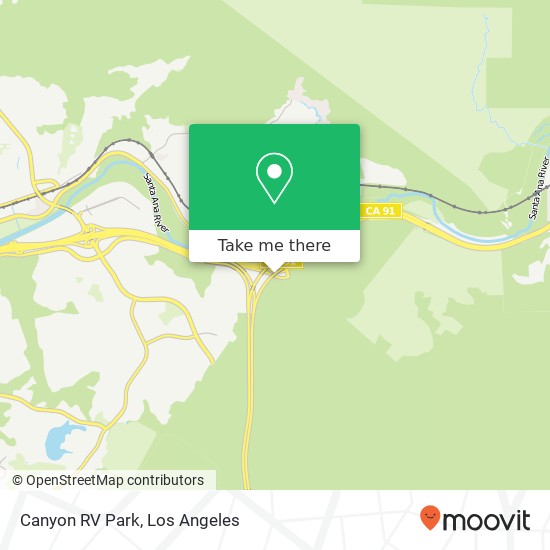 Canyon RV Park map