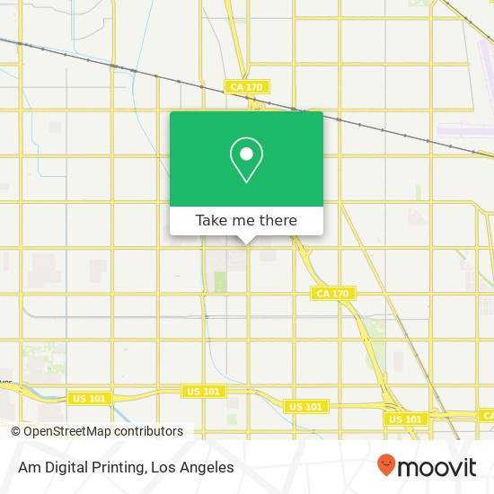 Am Digital Printing map