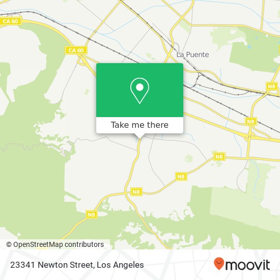 23341 Newton Street map