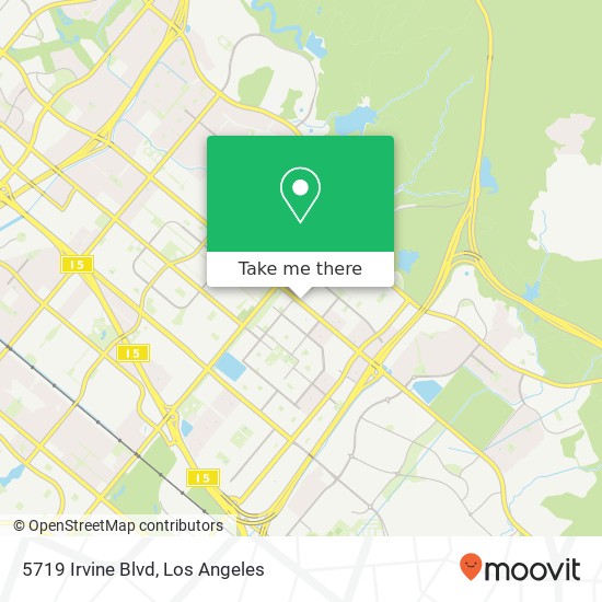 Mapa de 5719 Irvine Blvd