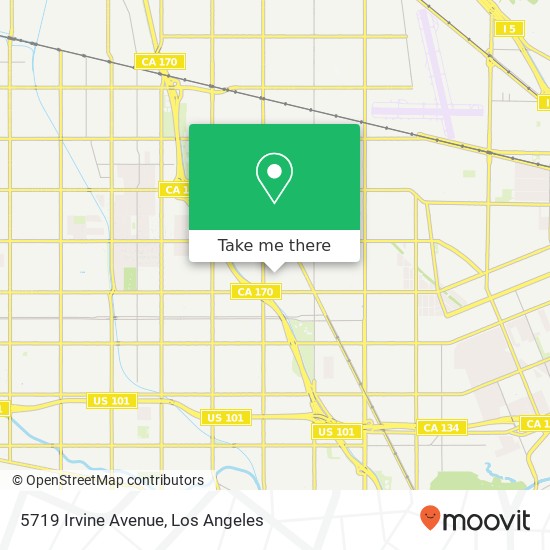5719 Irvine Avenue map