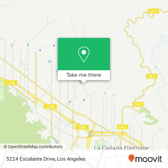 5224 Escalante Drive map