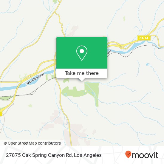 27875 Oak Spring Canyon Rd map