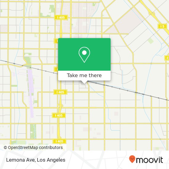 Lemona Ave map