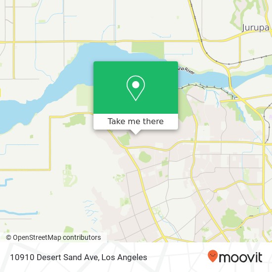 Mapa de 10910 Desert Sand Ave