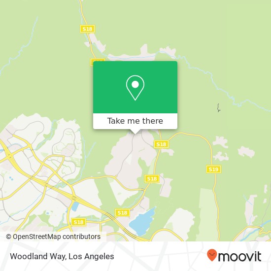 Mapa de Woodland Way