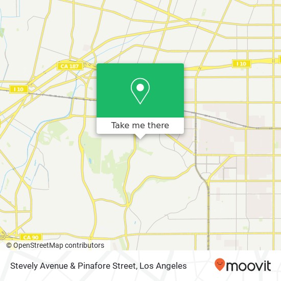 Mapa de Stevely Avenue & Pinafore Street