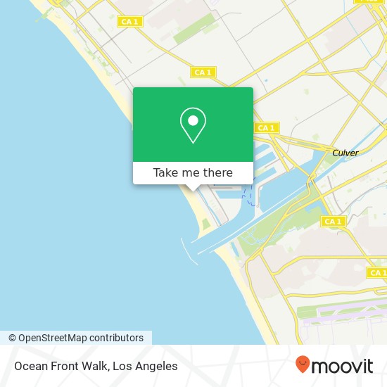 Ocean Front Walk map