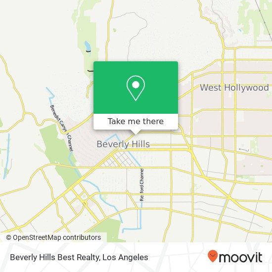 Mapa de Beverly Hills Best Realty