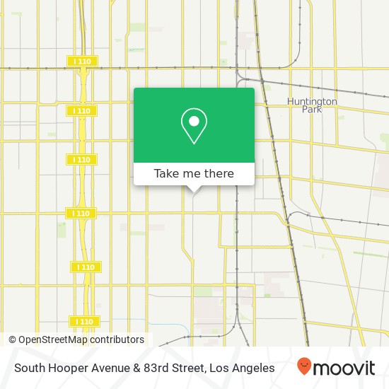 South Hooper Avenue & 83rd Street map
