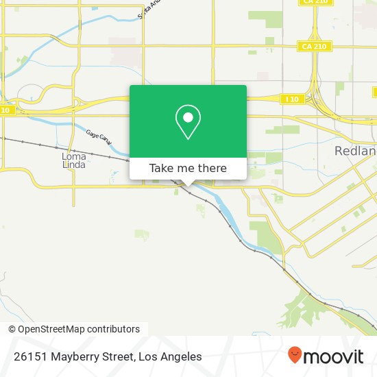 Mapa de 26151 Mayberry Street