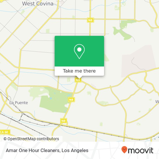 Amar One Hour Cleaners map