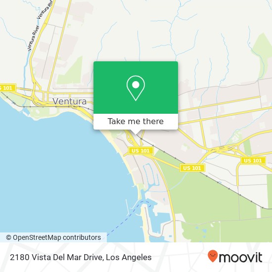 2180 Vista Del Mar Drive map