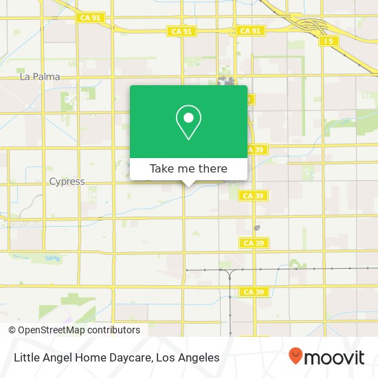 Mapa de Little Angel Home Daycare