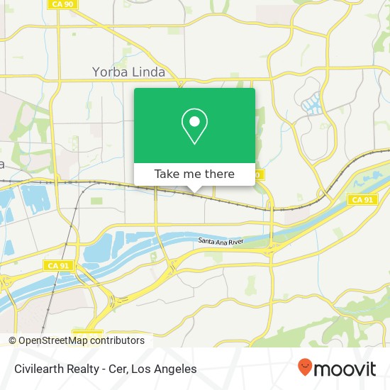 Civilearth Realty - Cer map