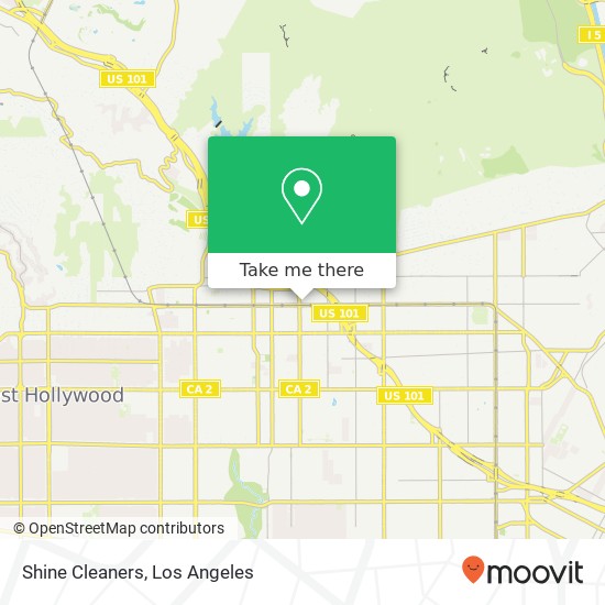 Shine Cleaners map