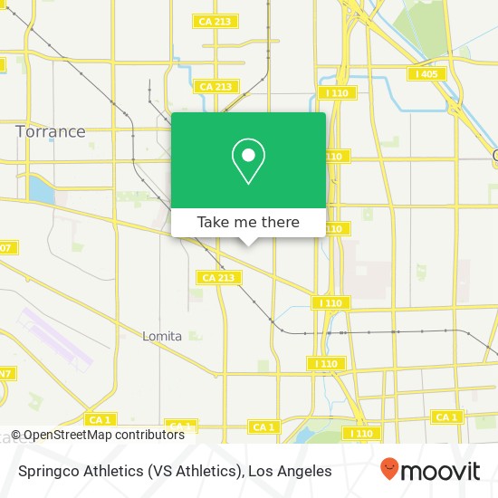 Springco Athletics (VS Athletics) map