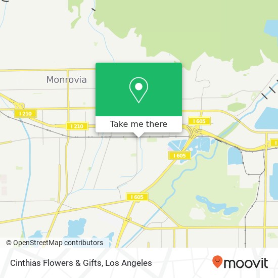 Cinthias Flowers & Gifts map