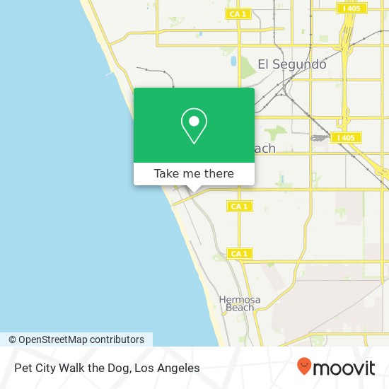 Pet City Walk the Dog map