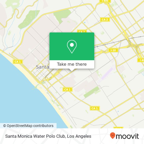 Mapa de Santa Monica Water Polo Club