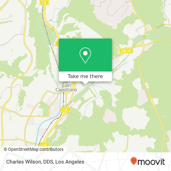 Charles Wilson, DDS map