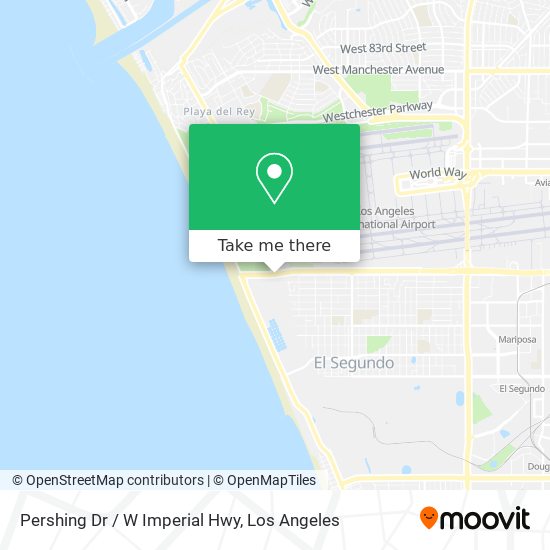 Mapa de Pershing Dr / W Imperial Hwy