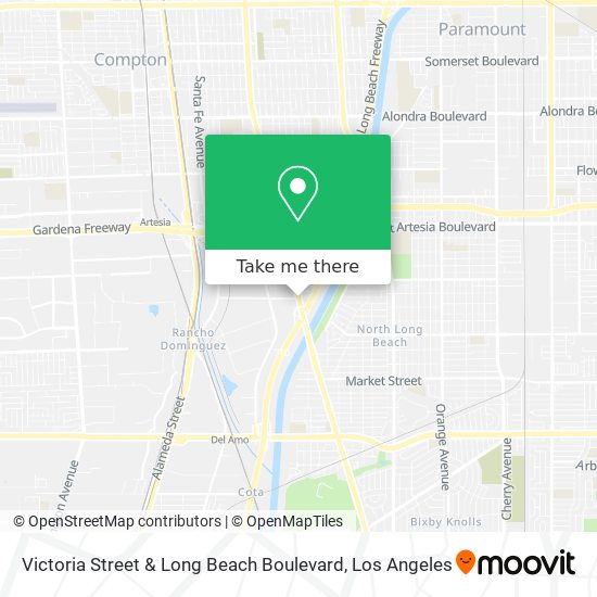 Mapa de Victoria Street & Long Beach Boulevard