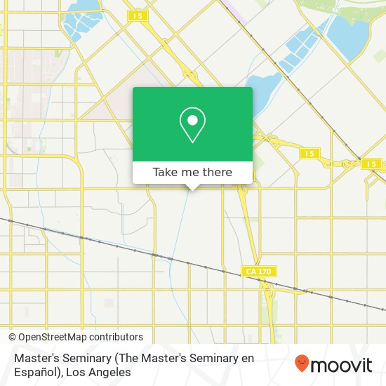 Mapa de Master's Seminary (The Master's Seminary en Español)