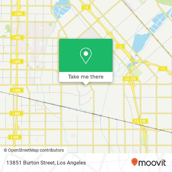 13851 Burton Street map