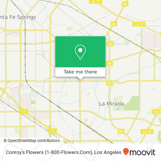 Conroy's Flowers (1-800-Flowers.Com) map