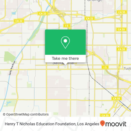 Henry T Nicholas Education Foundation map