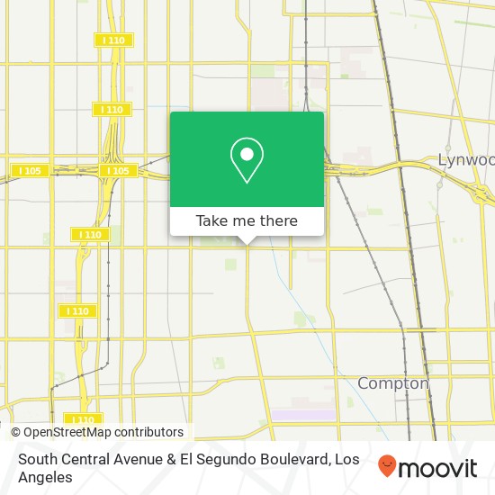 South Central Avenue & El Segundo Boulevard map